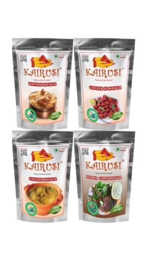 Chicken Masala, Chicken 65 Masala, Pepper Curry Masala and Biryani Masala